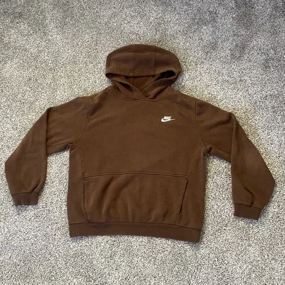 Mocha Browns Hoodie Nike Size Small Nike Men's Sportswear Club
